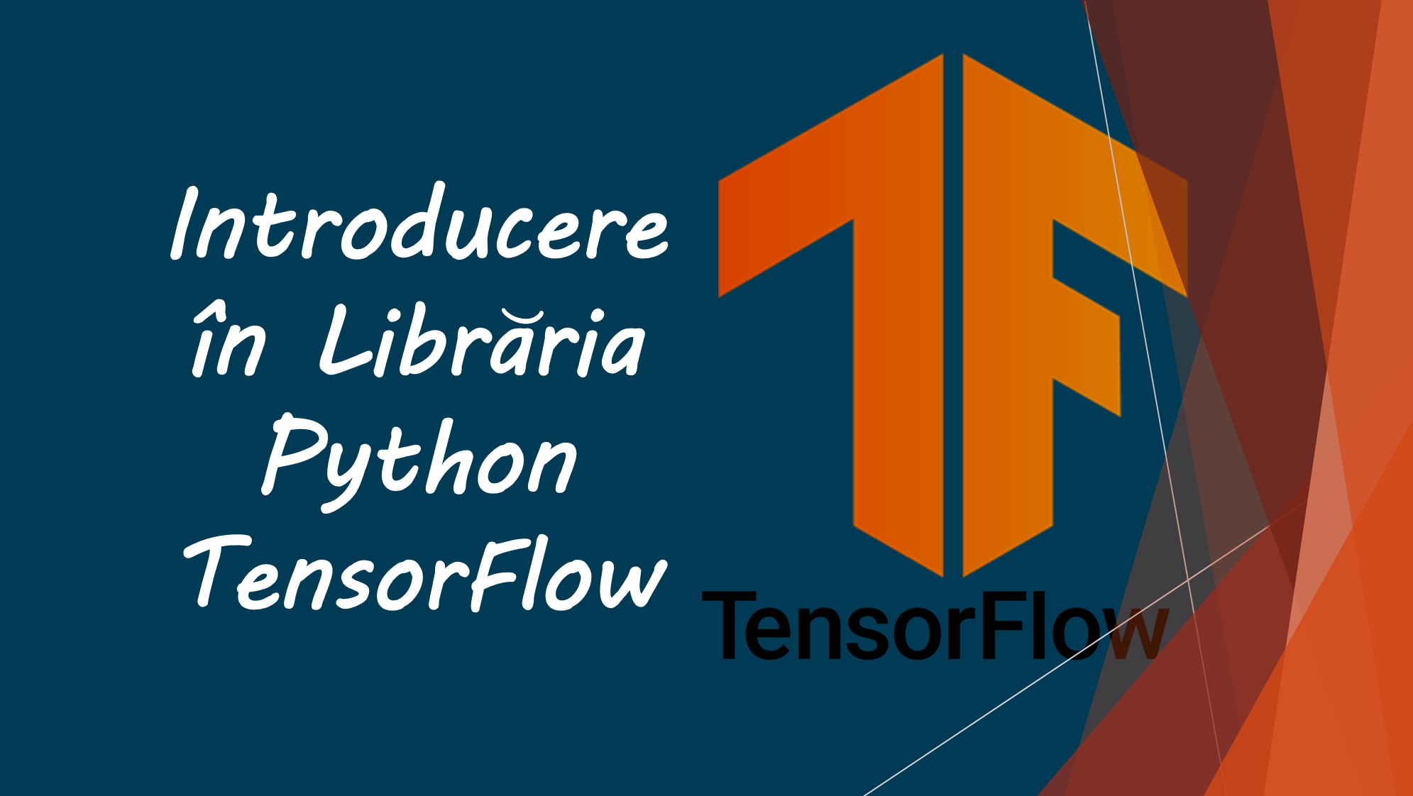 Introducere în Librăria Python TensorFlow